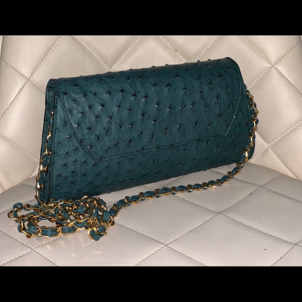 100% Ostrich Clutch